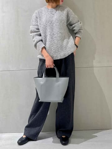 【無印良品のグレー】が好き！ 40・50代にドンピシャ♡「冬の一軍トップス」