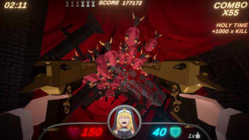 マッドな金髪シスターが悪魔を蹴散らすレトロ風FPS『Guns and Nuns: Storming Hell』デモ版配信中―シスターの高笑いと銃声が響くトレイラーも公開