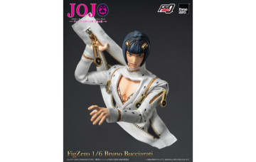 “アリーヴェデルチ！”も決まる！「ジョジョ 5部」より「ブローノ・ブチャラティ」がフル可動フィギュア化、大型ジッパーなど豊富なオプション