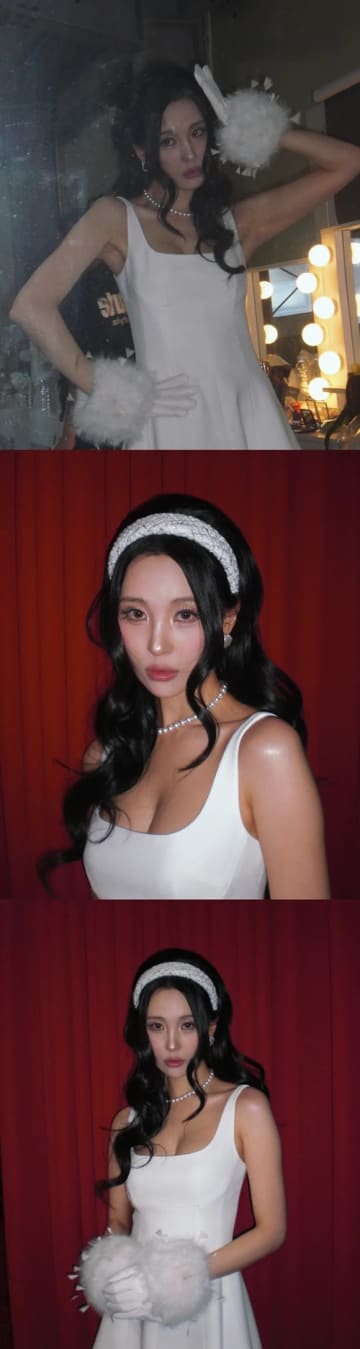 “豊胸”疑われ「大きくない」と否定も…寒さ吹き飛ぶ存在感、圧巻ボリュームのK-POP歌手【PHOTO】