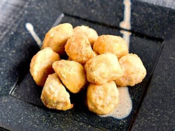 【里芋の唐揚げ】便利な野菜だし使用！