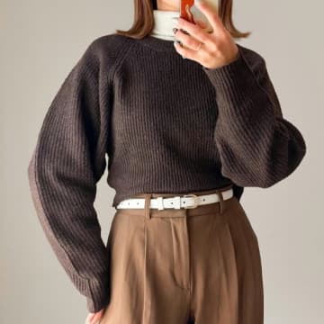 トレンド取り入れるならやっぱり「しまむら」が大正解♡ブラウンニットで作る今っぽコーデ5選