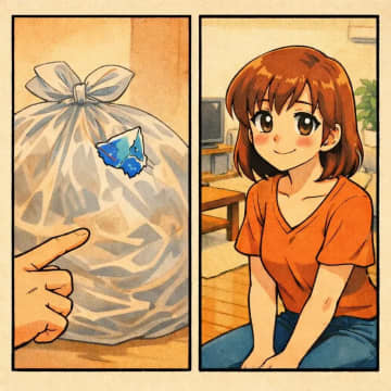 「ゴミ捨てたわよ」と勝手に部屋を掃除した妻。だが、捨てられた物を見て別れを決意【短編小説】