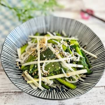 【小松菜にアレを和えてみて♡】「抜群にうまい！」「作り置きにピッタリ！」簡単副菜レシピ3選