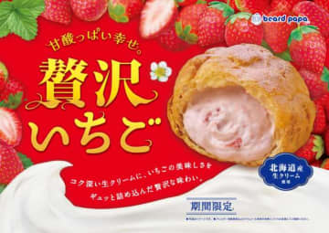ビアードパパ×いちご♡新春限定「贅沢いちご」と福袋2026が登場