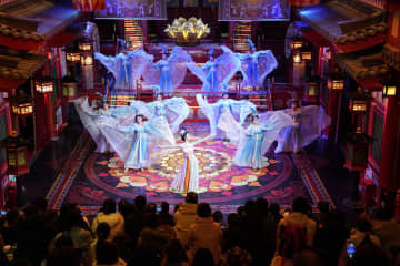 長安を再現した没入型施設がリニューアル　中国・西安市