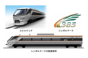 JR東海、新型特急車両「385系」量産先行車のデザイン決定　特急「しなの」に導入予定