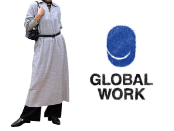 “体型隠し”にこの1着！【グローバルワーク】40・50代が着たい「ゆったりワンピ」