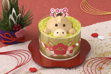 銀座コージーコーナー、物事がうまくいく2026年の干支「午」や正月モチーフのケーキやプチケーキアソート発売