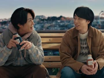 新CM＆メイキング公開！　櫻井翔と相葉雅紀の“裏側ショット”に「かわいすぎる」