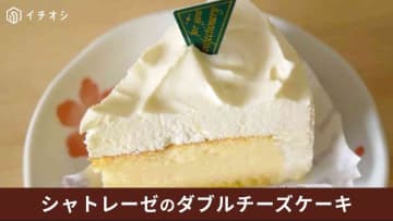【シャトレーゼ名品】「ダブルチーズケーキ」はハイコスパなのに美味！2種のチーズが織りなす贅沢な味わい