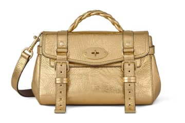 マルベリー“煌めくゴールド”バッグや財布、むきかけオレンジチャームが名古屋に