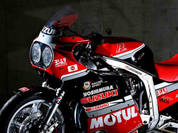 ヨシムラ耐久レースの象徴「GSX-R750 604号車」復刻版が初の一般公開！ SBS奈良橿原で納車式・ファンイベントを1/11開催