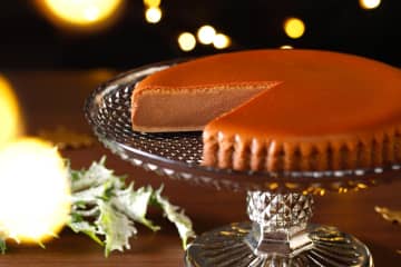 チーズガーデン26年バレンタイン「御用邸ショコラチーズケーキ」温めて楽しむふわふわスフレ食感