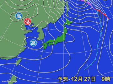 北日本　寒気の流れ込み続く