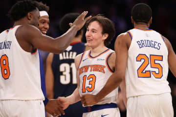 「僕らは戦い続けた」ニックスが最大17点差を挽回してキャブズを撃破！指揮官は「今シーズンで最高の勝利」と選手たちを称賛＜DUNKSHOOT＞