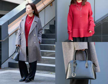 大人の正解オフィスコーデ【GLOBAL WORK】ペプラムニットは1枚で華やか！【COORDiSNAP it Style】