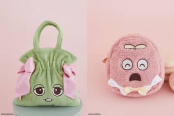 ガチャピンとムック×「Maison de FLEUR」が初コラボ！　ふわふわ素材のトートバッグなど全10種展開へ