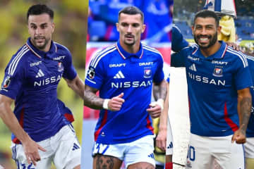 横浜FMが今夏加入の3選手と契約更新！…副将就任のMFクルークス、FWデイビッド、FWアラウージョ