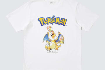 ユニクロUT×「ポケットモンスター 赤・緑」“水彩タッチ”の初代リザードンやミュウツー描いたTシャツ