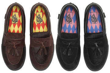 VANSのビリーズ限定“干支”アイテム、馬のたてがみアッパーのローファー＆ジョッキー風MA-1ベスト