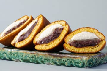 ミシュラン獲得「赤坂おぎ乃」監修、もちもち求肥入り生どらやき＆酒粕ジェラート