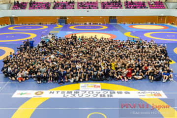＜レスリング＞2025年NTS強化研修会（関東）に600人を超える選手が集結