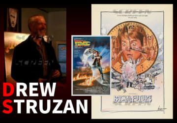 ★映画ポスター･アート界の最高峰【ドリュー･ストルーザン】による『バック･トゥ・ザ・フューチャー』USポスター用プロトタイプ原画を、ギャラリー･コレクションに追加。