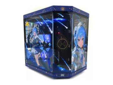 星街すいせいコラボケース採用のゲーミングPCが駿河屋から登場、Ryzen 9 9950X3D/Radeon RX 9070 XT搭載