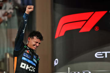 タイトル獲得を実感するには「時間がかかる」とノリス。意外な場所で戴冠の喜びを噛み締めたと明かす