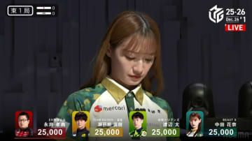 2025年ラストの入場シーンも超絶華やかに！中田花奈、“神業ボディ”で魅せるウォーキングに「キラッキラしとる」「はい、かわいい！」と反響／麻雀・Mリーグ