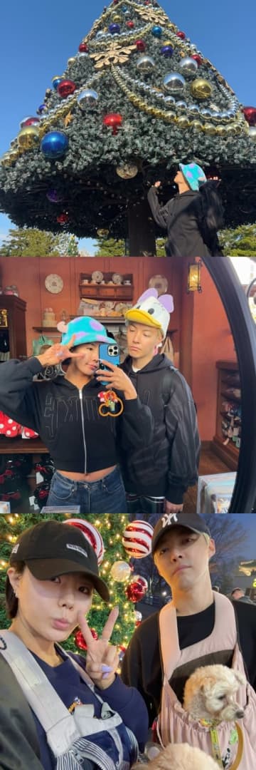 日本国籍を捨てて韓国人になった歌手、五輪金メダリスト妻とディズニー満喫！結婚6年目でもラブラブ【PHOTO】