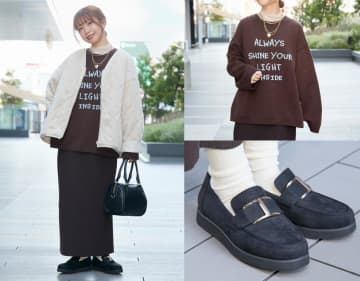 愛されカジュアルはブラウン×ブルー【GLOBAL WORK】アウターも可愛く着回す【COORDiSNAP it Style】