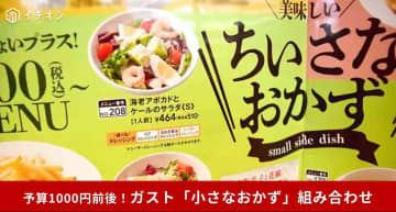 【ガスト神メニュー】「小さなおかず」なら1000円で満腹！ハイコスパメニューとおすすめ組み合わせ解説