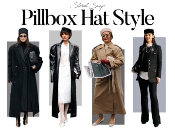 着こなしをクラスアップする「ピルボックス帽」が人気！ 【ストリートスナップ】