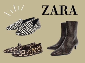 トレンドの「アニマル柄」難しい！ → まずは足元で！【ZARA】の「最旬おすすめシューズ」
