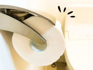 トイレットペーパーの『ハート折り』を試してみたら→家族の反応がおもしろすぎた。