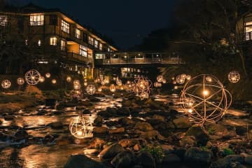 放置竹林を再生、熊本・黒川温泉を彩る物語「湯あかり」開催