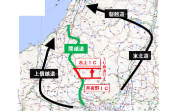NEXCO東日本、重大事故による関越トンネルなどの通行止を解除 残る通行止区間は月夜野IC～水上IC（下り）