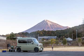 【車中泊の拠点 RVパークを訪ねる】富士山を見ながら車中泊できる静岡・富士宮市のRVパークに泊まってみた RVパーク フジRVフィールド