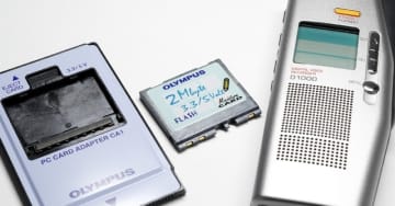 接続部に柔らかいエラストマー採用でユニークだった小型メモリーカード「ミニチュアカード」（1MB～、1995年頃～）：ロストメモリーズ File027（再掲）