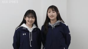 【アイスホッケー】裏側から選手を支えてきたＴＲとＭＧが迎える最後の早慶戦／ＭＧ西凜々花×ＴＲ神田迪子〜早慶戦前４年生対談①〜