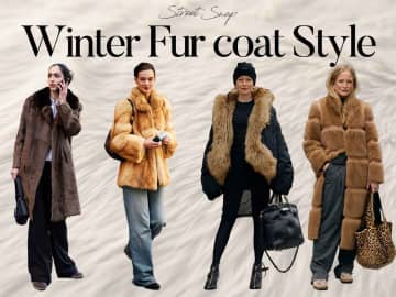 見た目もあったか♡「ファーコート」を良バランスに着こなすには？【ストリートスナップ】