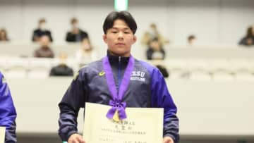 ＜レスリング＞【2025年全日本選手権・特集】伝統階級に新星誕生の予感、Wリベンジを果たしての優勝…男子フリースタイル57kg級・小川大和（日体大）