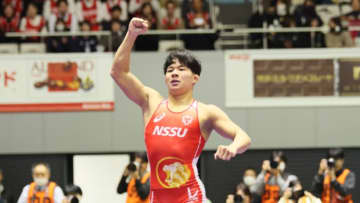 ＜レスリング＞【2025年全日本選手権・特集】伝統階級に新星誕生の予感、Wリベンジを果たしての優勝…男子フリースタイル57kg級・小川大和（日体大）