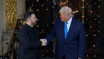 トランプ氏「和平交渉は最終段階」　米ウクライナ首脳会談　和平案巡り協議