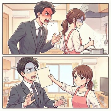 「誰のおかげで飯が食えてるんだ」怒鳴る夫。だが、私が確定申告の控えを見せるとプライドが粉砕【短編小説】