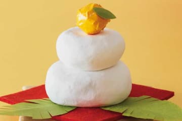 お正月の簡単工作。おうちにある材料で、子どもと一緒に作る「おめでたい鏡もち」