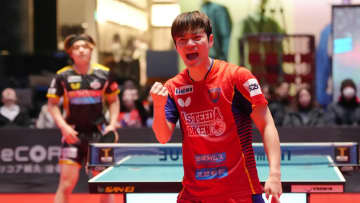 琉球がグランフロント大阪で静岡、彩たまに白星　4位浮上＜卓球・Tリーグ2025-2026男子＞