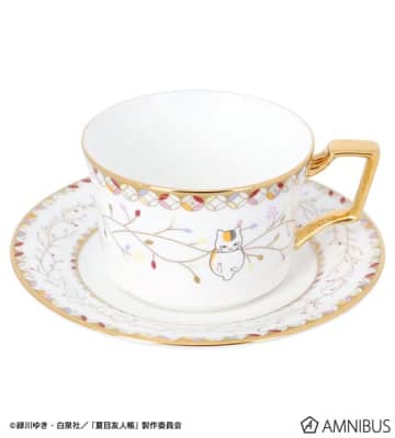 「夏目友人帳」ニャンコ先生と優雅なティータイム♪　ノリタケコラボで豪華なカップ＆ソーサーに☆